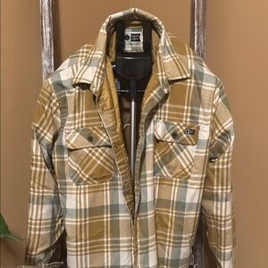 Salty Crew Women’s Plaid Quilted Flannel Jacket with lining